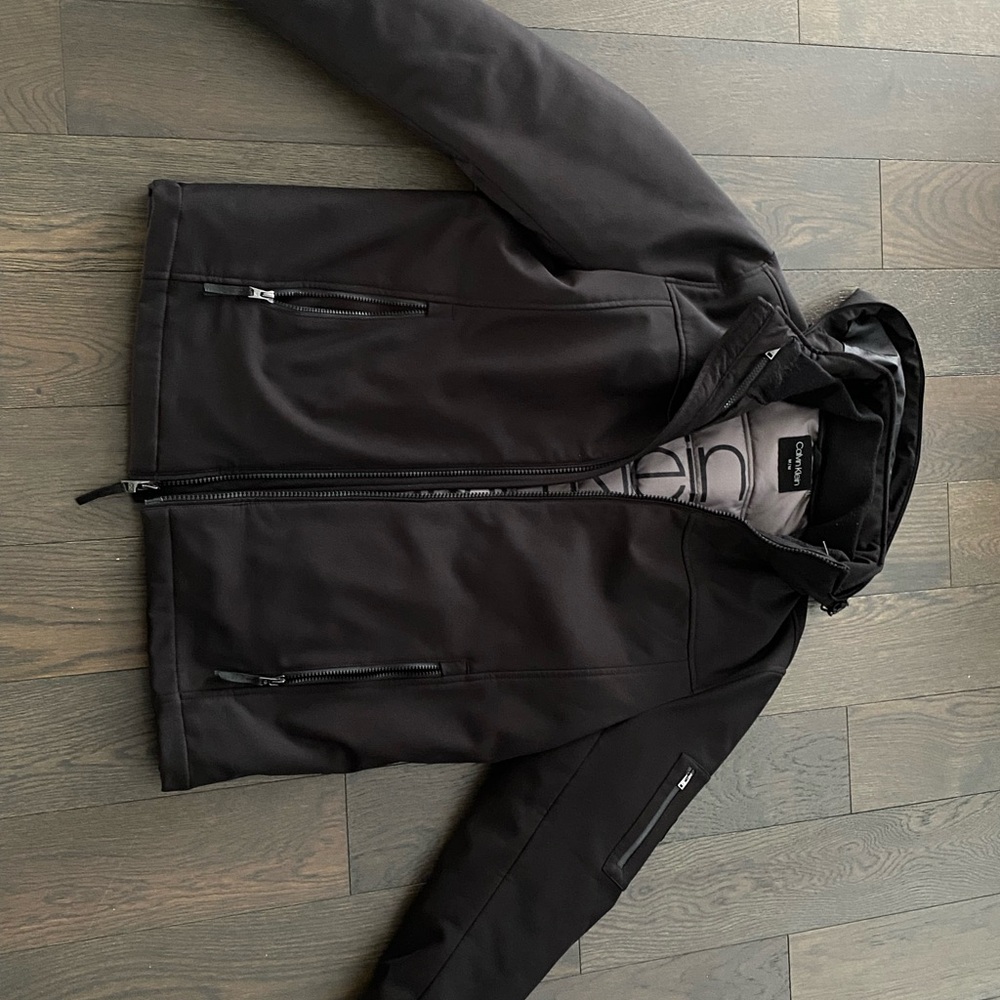 Calvin Klein Men's Dark Gray Performance Jacket